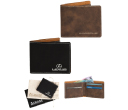 AGRADE Sueded Leatherette Slim Fold Wallet