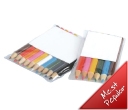 Coloured Pencils in a PVC Pouch 6 Pack