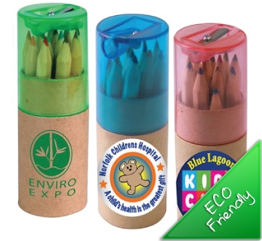 Coloured Pencils in a Cardboard Tube