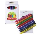 Assorted Colour Crayons in White Cardboard Boxes