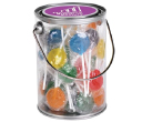 Assorted Colour Lollipops in 1 Litre Drum