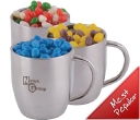 Jelly Beans Double Wall Stainless Steel Curved Mugs