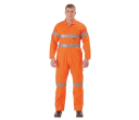 Bisley Hi Vis Coveralls with 3M Reflective Tape
