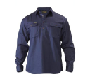 Bisley Long Sleeve Gusset Cuff Closed Front Drill Shirts